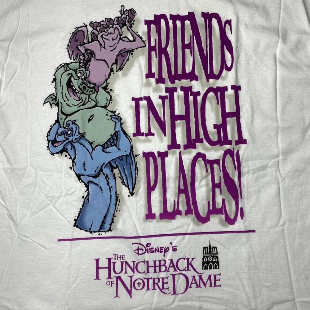 Vintage 90s Disney Hunchback OF‎ Notre Dame movie promo shirt